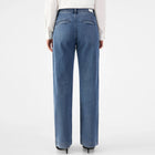 Glow Flared Soft Denim Chino medium blue Dawn Denim