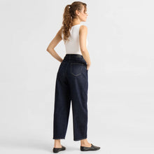 Moondust Soft Denim Wide Barrel Leg Jeans raw blue