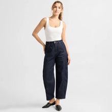 Moondust Soft Denim Wide Barrel Leg Jeans raw blue