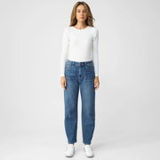 Stardust O-Shape Soft Jeans medium blue Dawn Denim