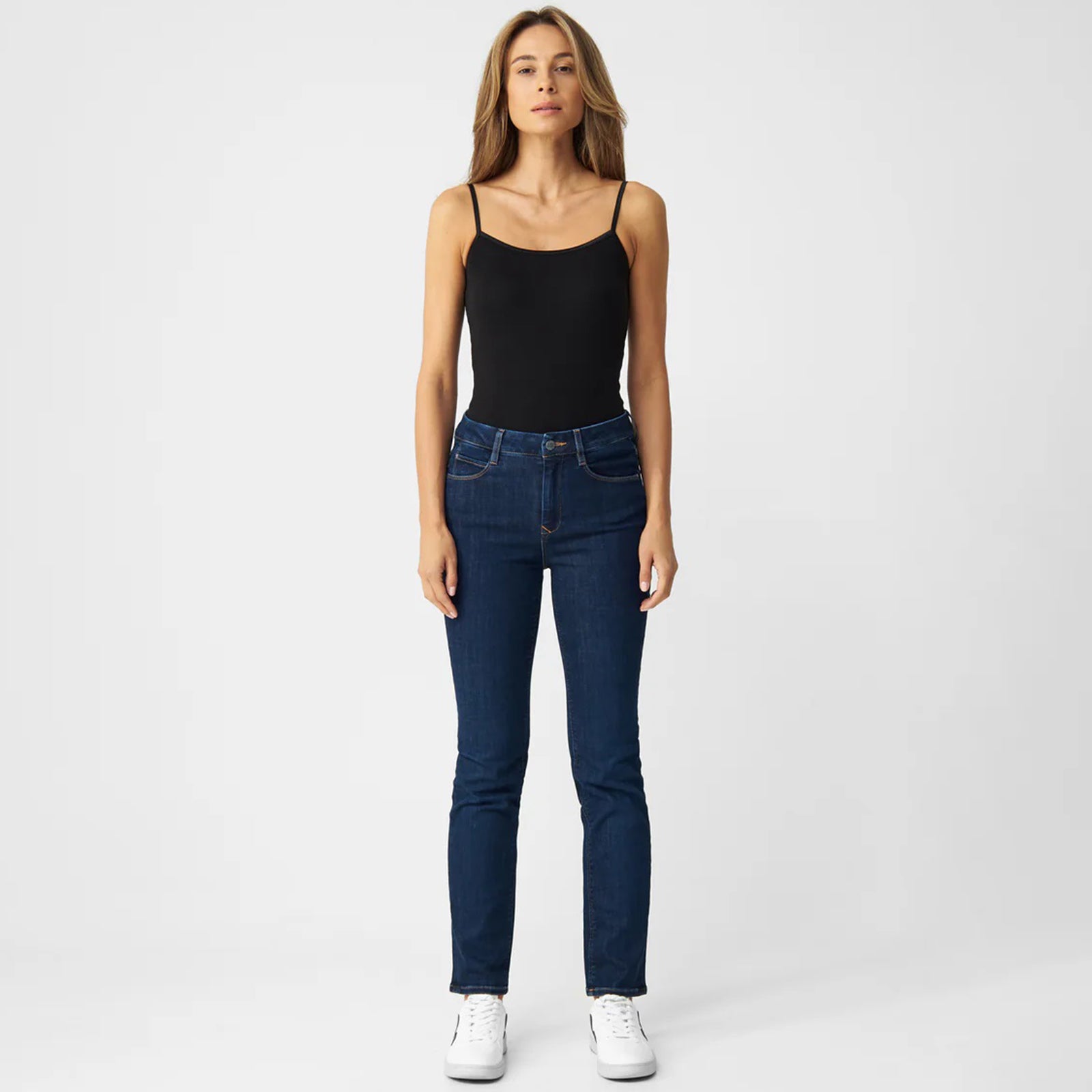 Stellar Slim Straight Comfortstretch Classic Jeans dark blue