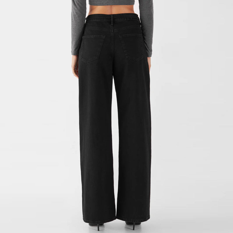 Sunny Classic Wide Leg Jeans black/black Dawn Denim