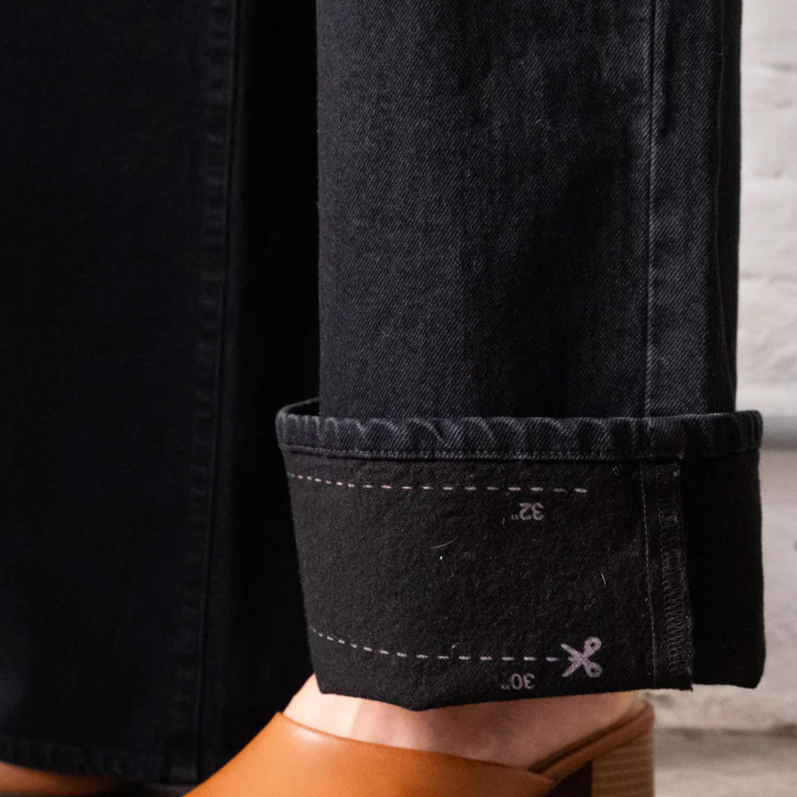 Sunny Classic Wide Leg Jeans black/black Dawn Denim
