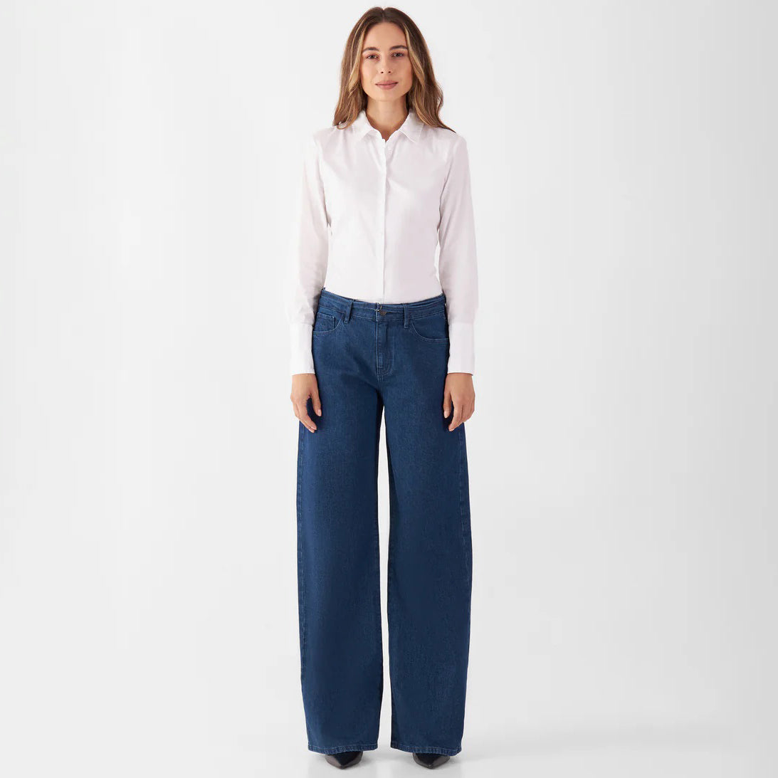 Sunny Classic Wide Leg Jeans dark blue