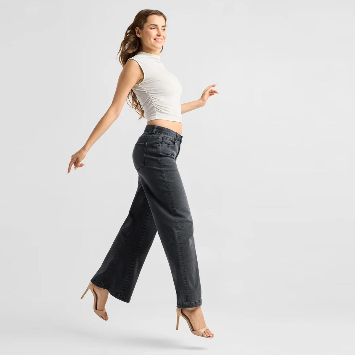 Tweet Retro Flare Jeans 313 vintage black