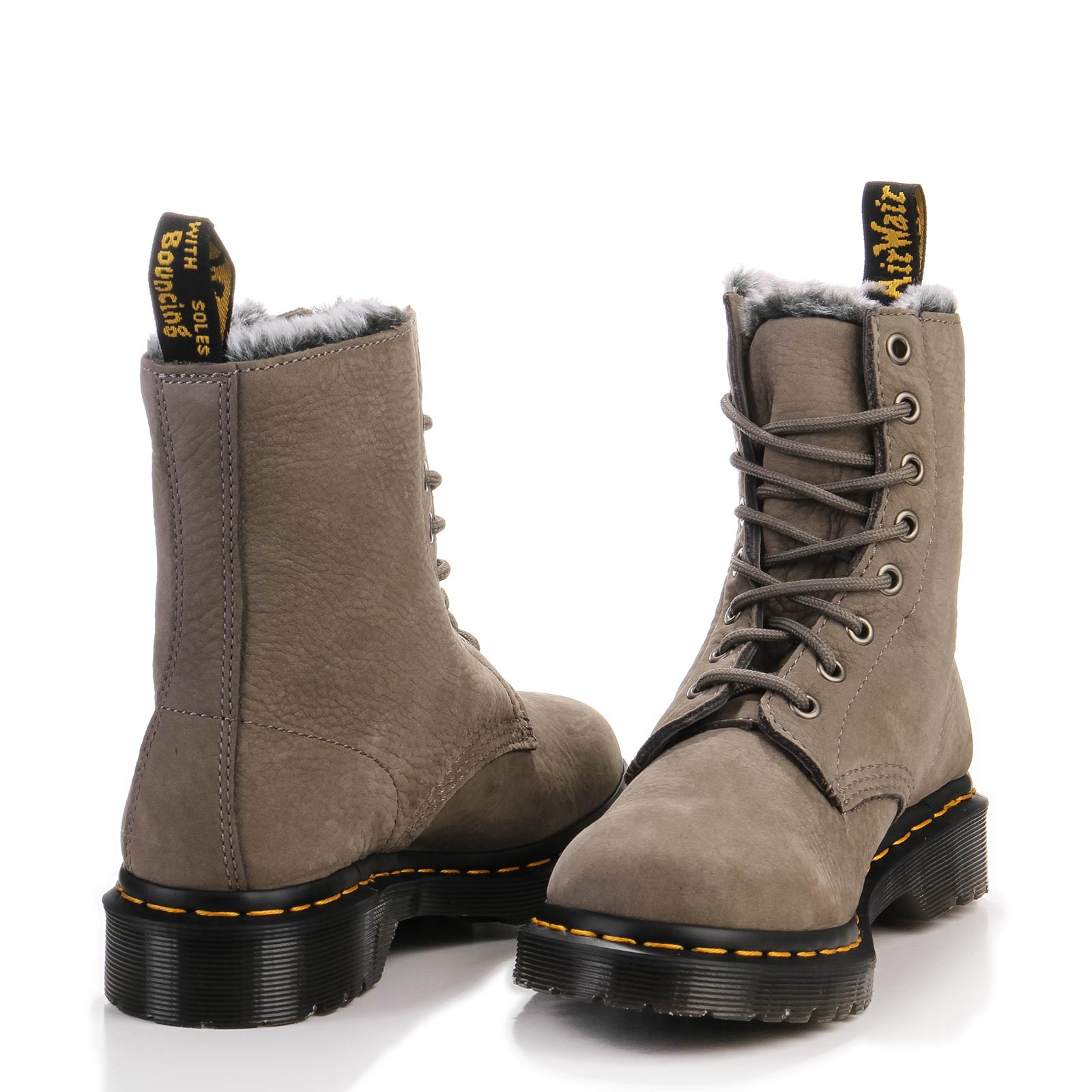 1460 Serena Boot Milled Nubuck WP nickel grey