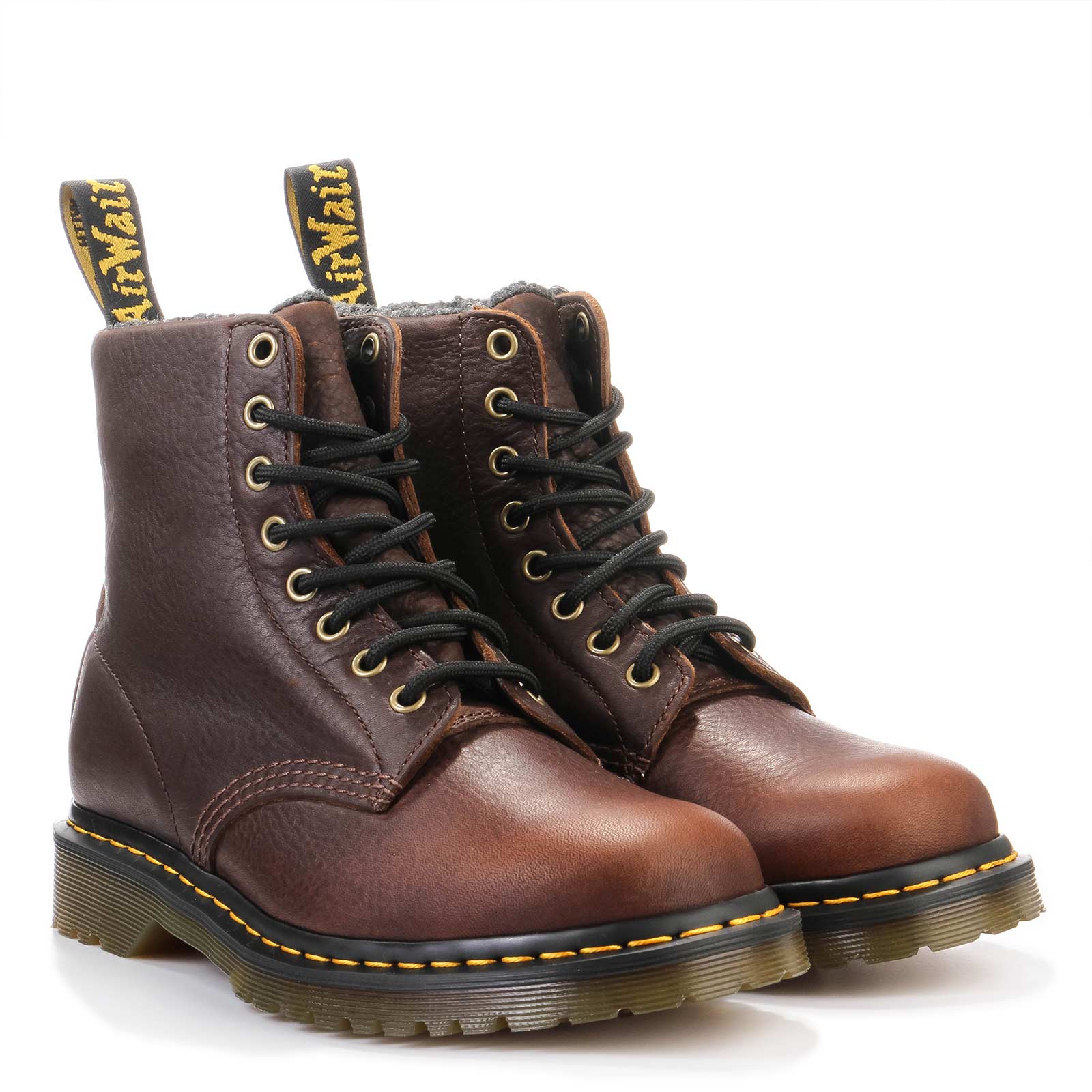 1460 Pascal WL Grizzly Boots dark brown Dr.Martens