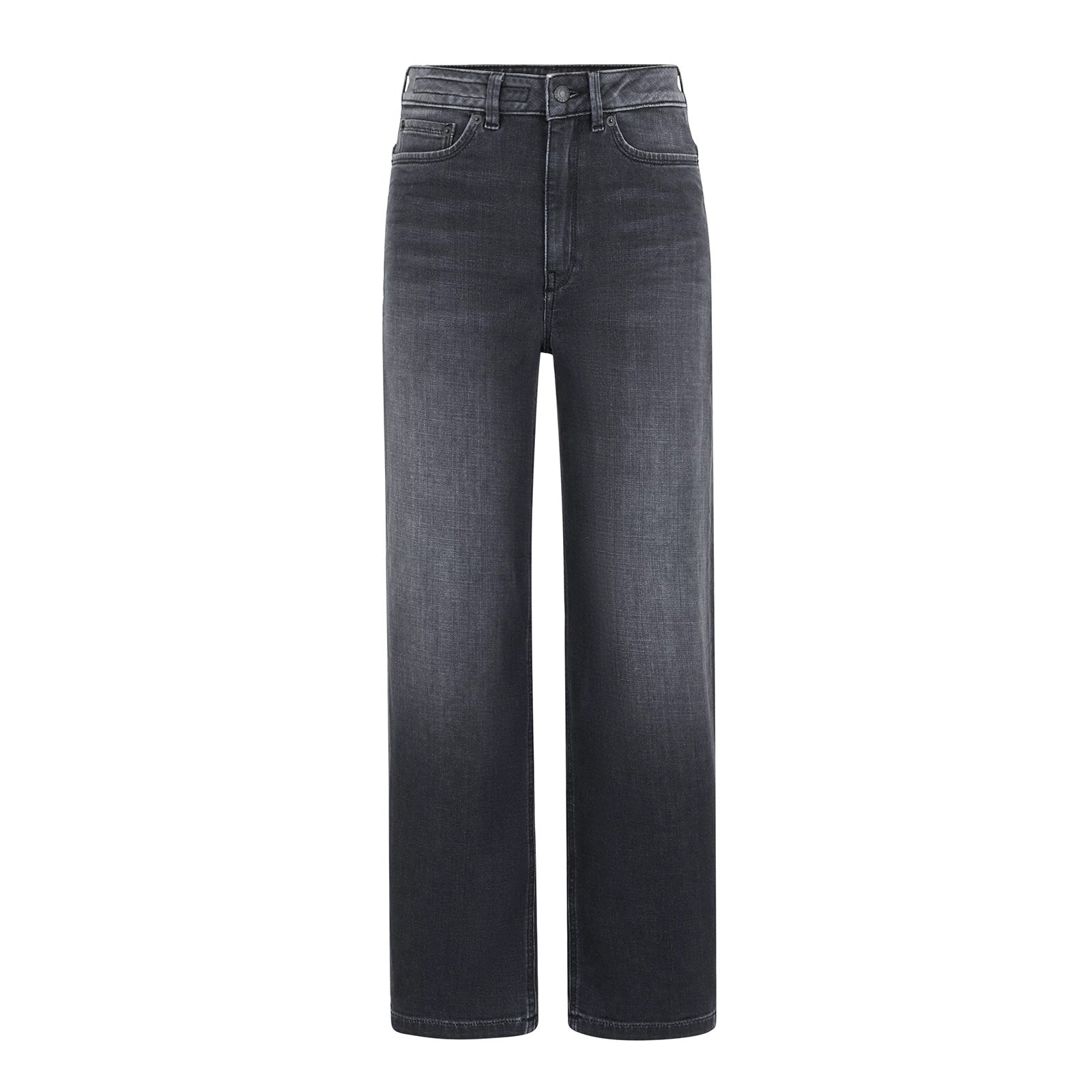 Flown Mid-Waist Jeans 80801 dark-grey denim