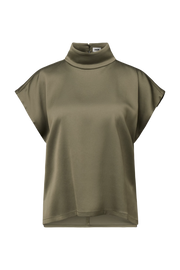 Alaria_1 Blouse 130065 khaki green Drykorn