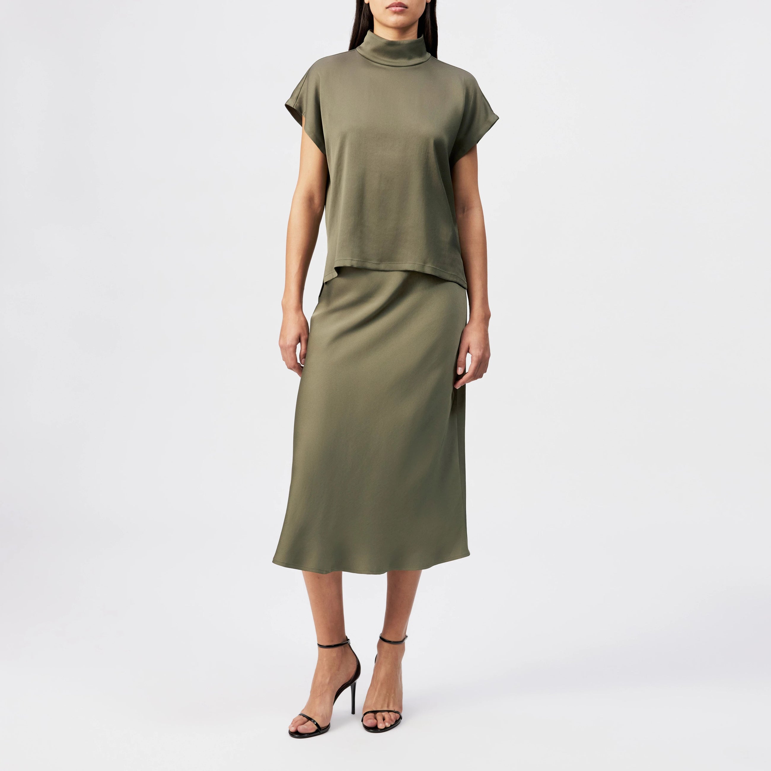 Alaria_1 Blouse 130065 khaki green Drykorn