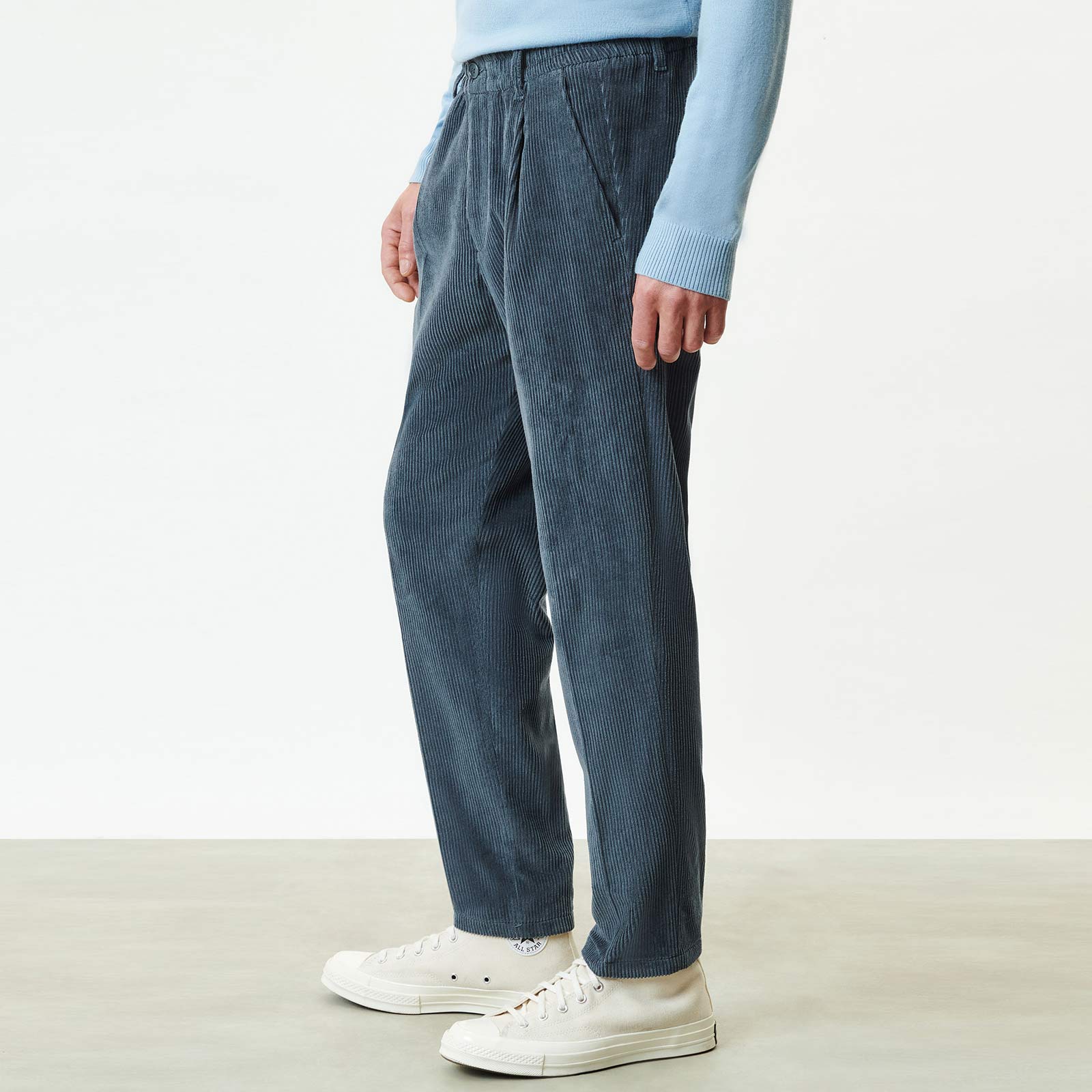 Chasy Cord Pants dark blue