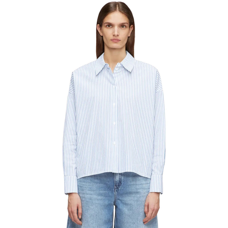 Cloelia Blouse white/ blue stripe