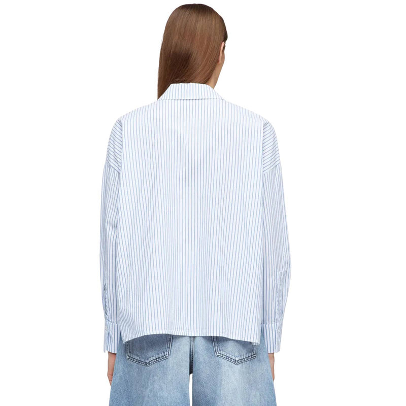 Cloelia Blouse white/ blue stripe