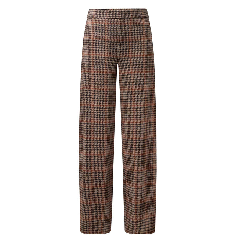 Fae_0 Pants 146522 brown houndstooth