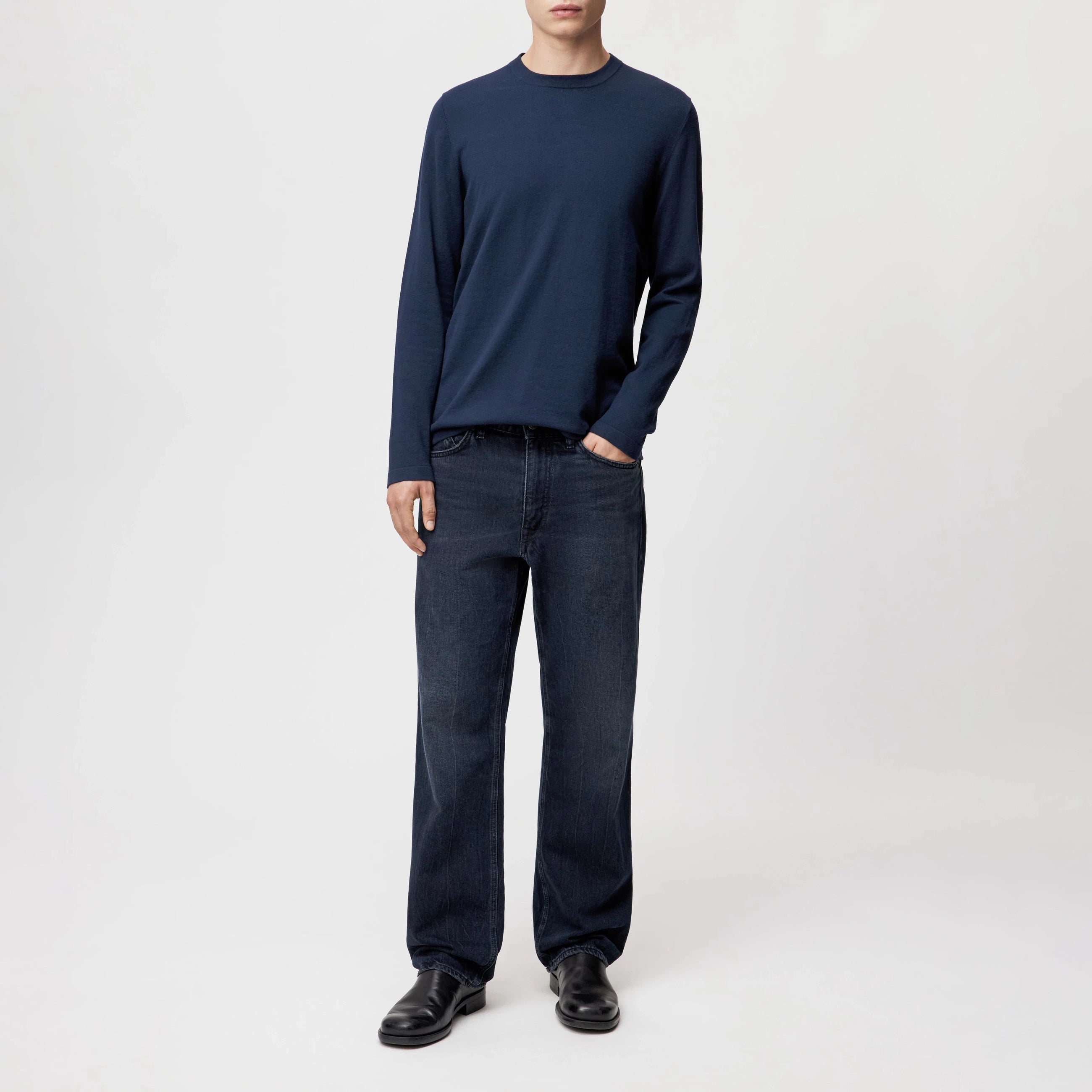 Irmino Longsleeve 420187 navy Drykorn