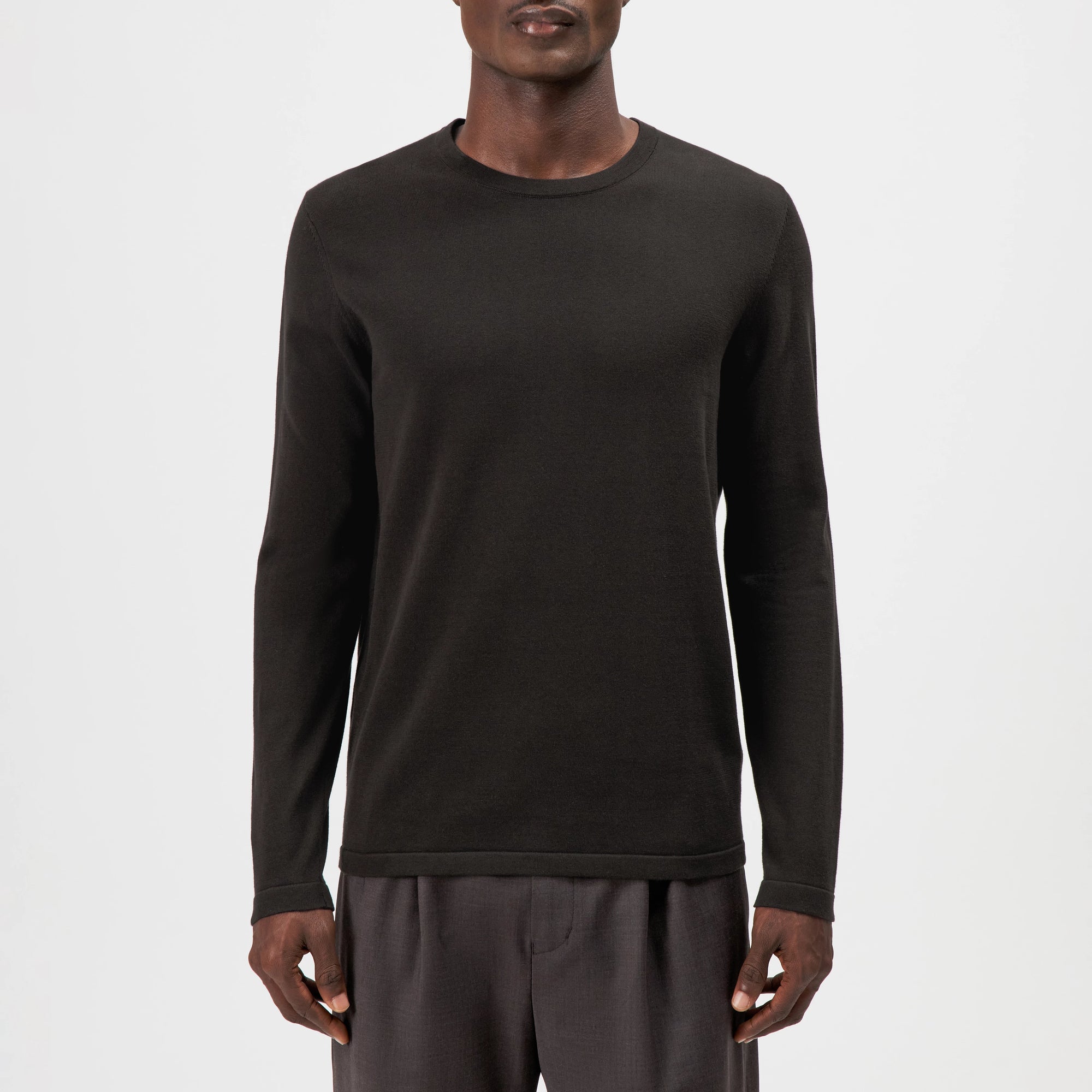 Irmino Longsleeve 420258 chocolate brown