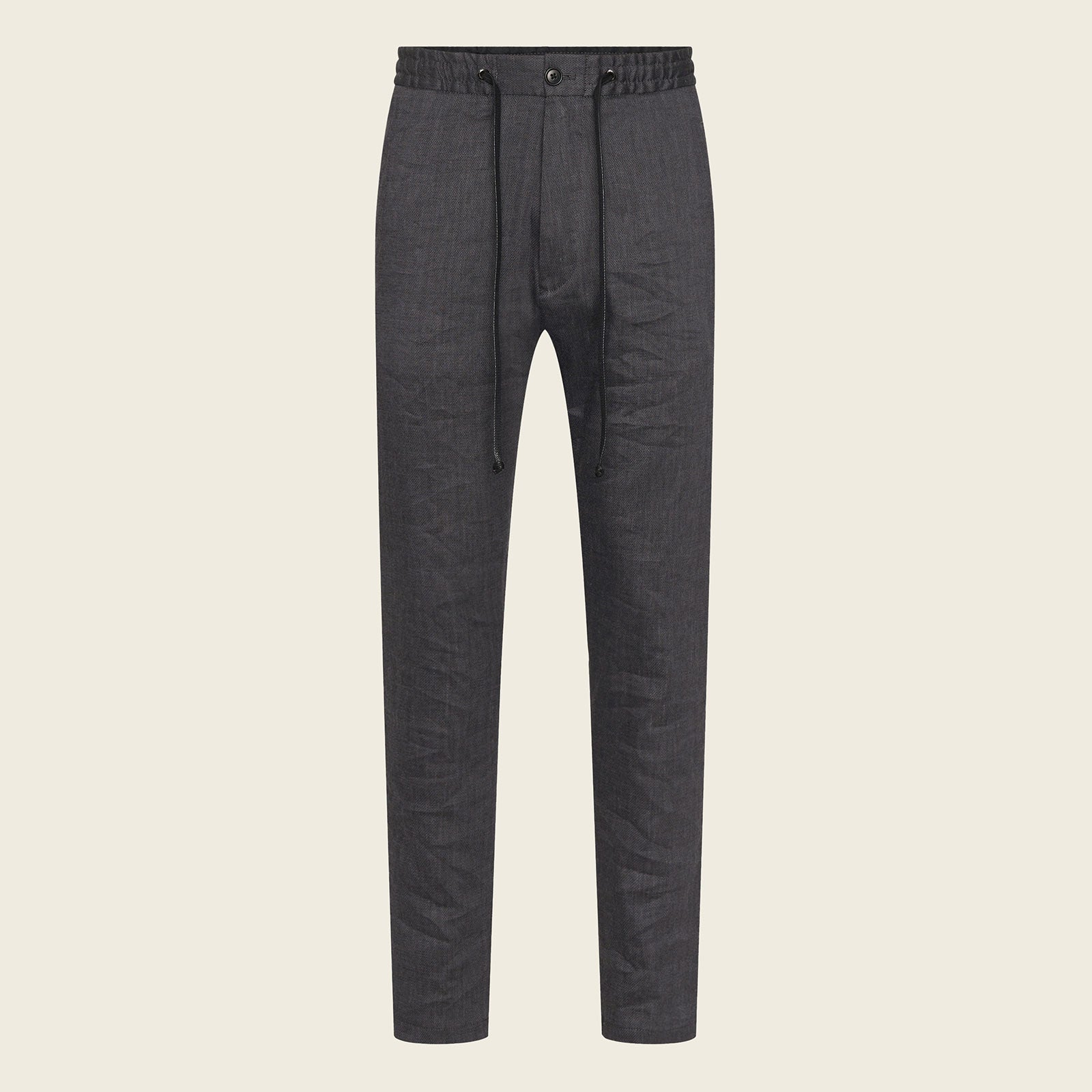 Jeger Linen Pants 138280 dark grey melange