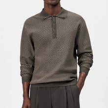 Jonnte L/S Polo 425183 chocolate brown