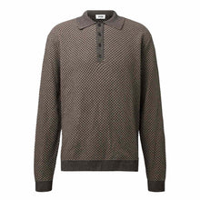 Jonnte L/S Polo 425183 chocolate brown