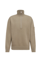 Kouper Half Zip Sweater 420222 fango Drykorn