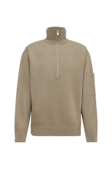 Kouper Half Zip Sweater 420222 fango Drykorn
