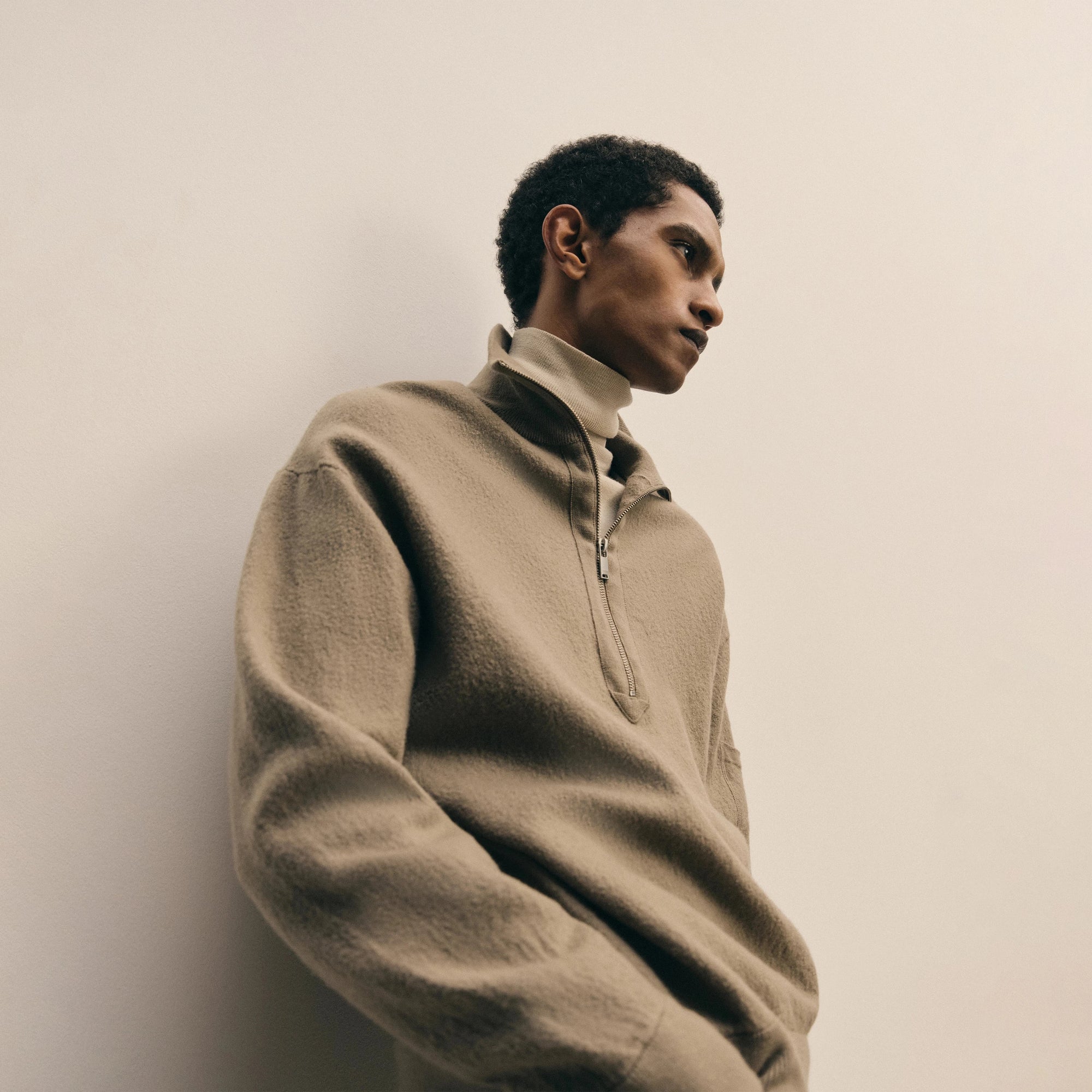 Kouper Half Zip Sweater 420222 fango Drykorn