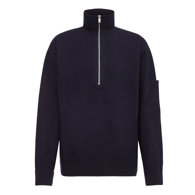 Kouper Half Zip Sweater 420222 navy Drykorn