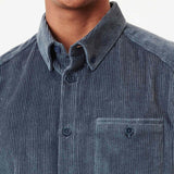Liet Cord Shirt dark blue