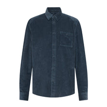 Liet Cord Shirt dark blue