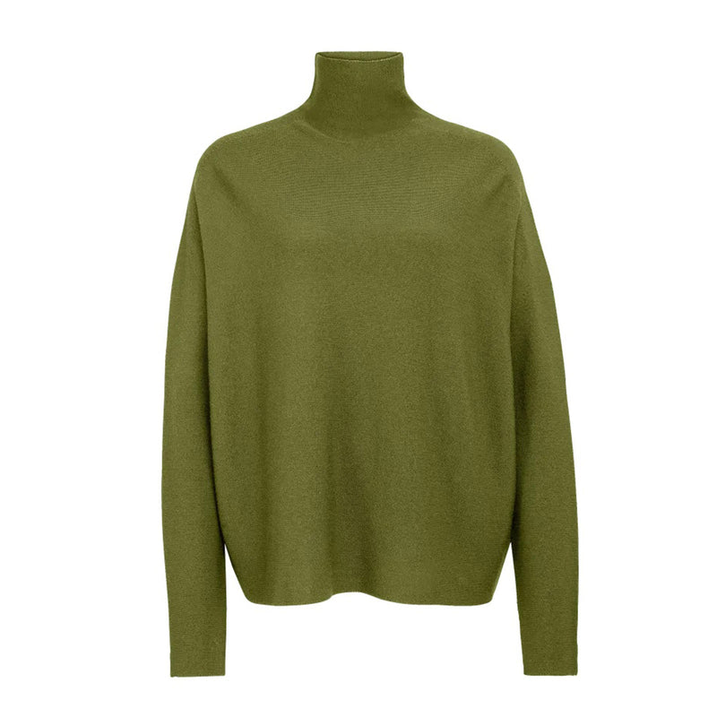 Liora Mock Neck Jumper 420002 mayfly Drykorn