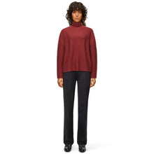 Liora Mock Neck Jumper wine