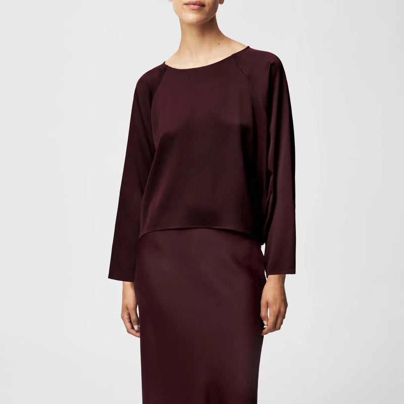 Nialini Blouse 130065 burgundy Drykorn