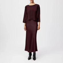 Nialini Blouse 130065 burgundy Drykorn