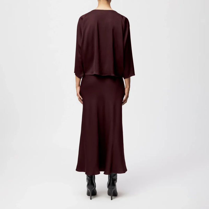 Nialini Blouse 130065 burgundy Drykorn