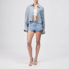Oshia Blouse 130079 pale blue Drykorn