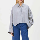 Oshia Blouse 144157 blue stripes