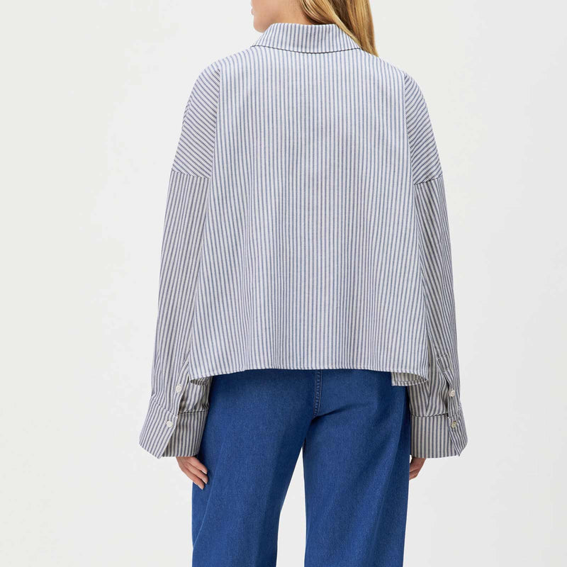 Oshia Blouse 144157 blue stripes
