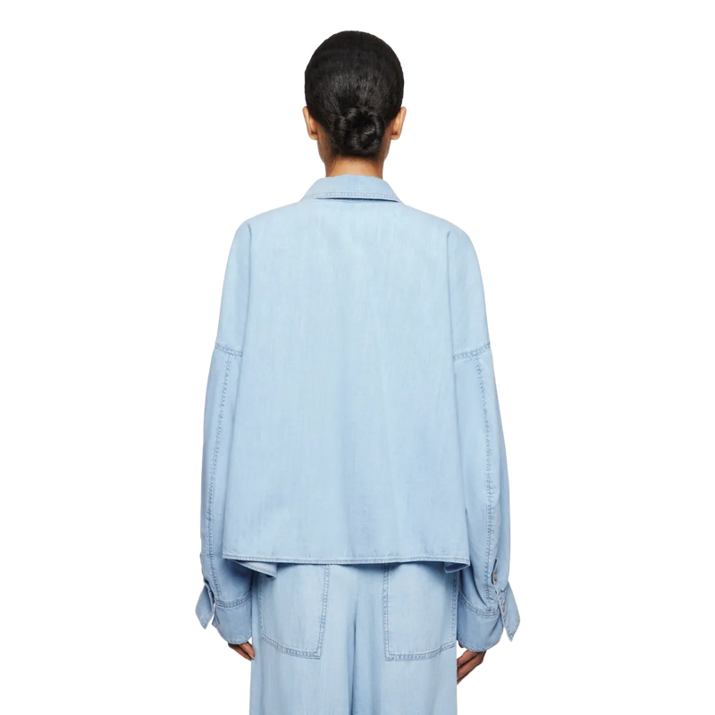 Oshia Blouse 260226 light blue Drykorn