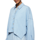 Oshia Blouse 260226 light blue Drykorn