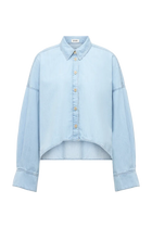 Oshia Blouse 260226 light blue Drykorn