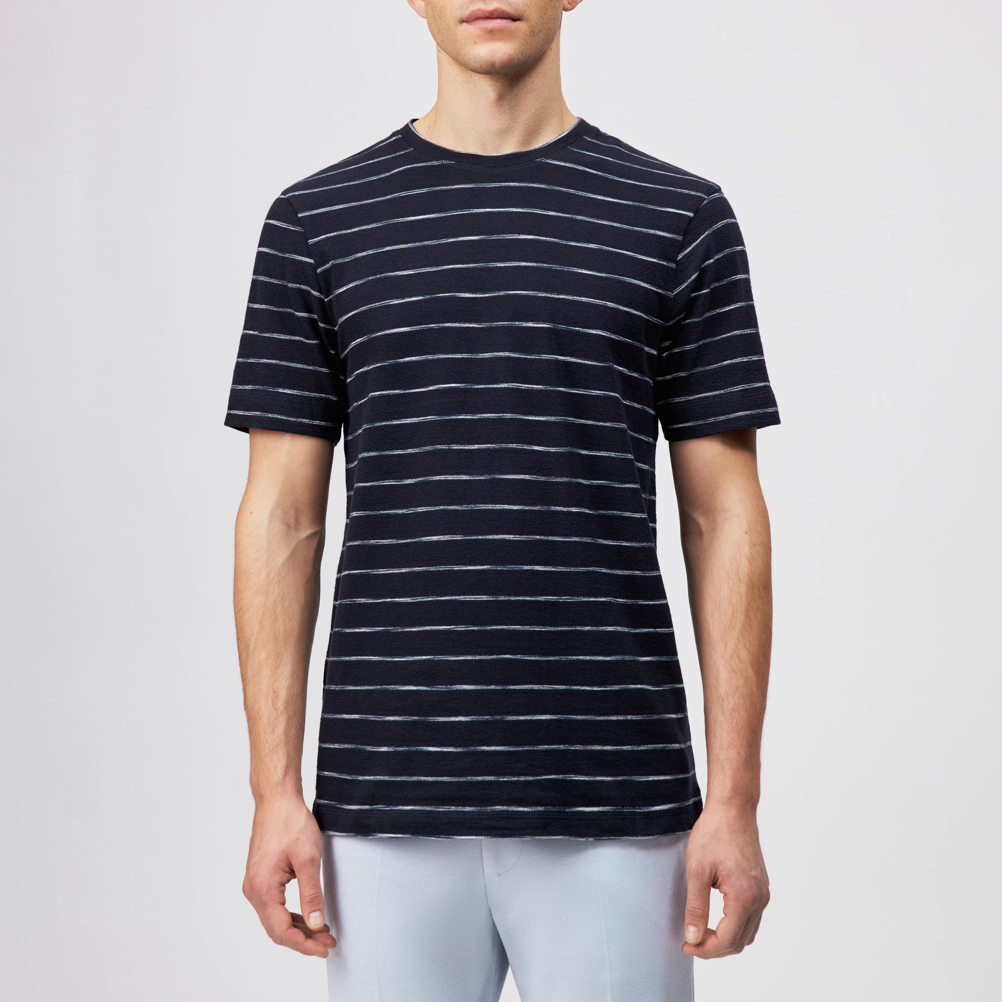 Raphael T-Shirt 524061 navy/white stripes Drykorn