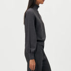 Rickay Cropped Sweater 420002 anthra melange