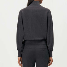 Rickay Cropped Sweater 420002 anthra melange