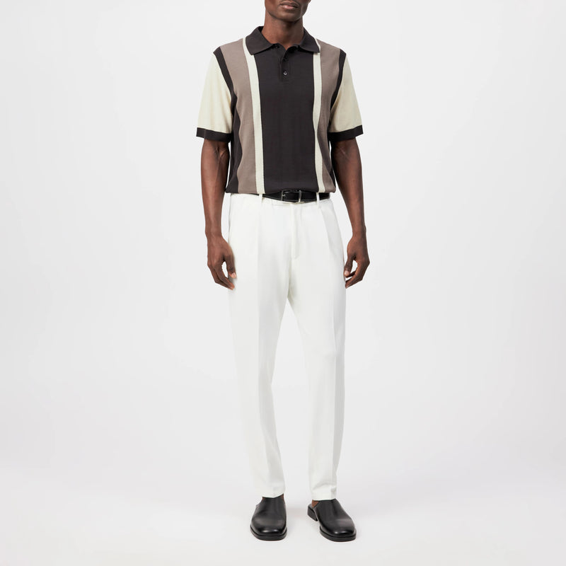 Tamian Polo Shirt 424059 dark chocolate Drykorn