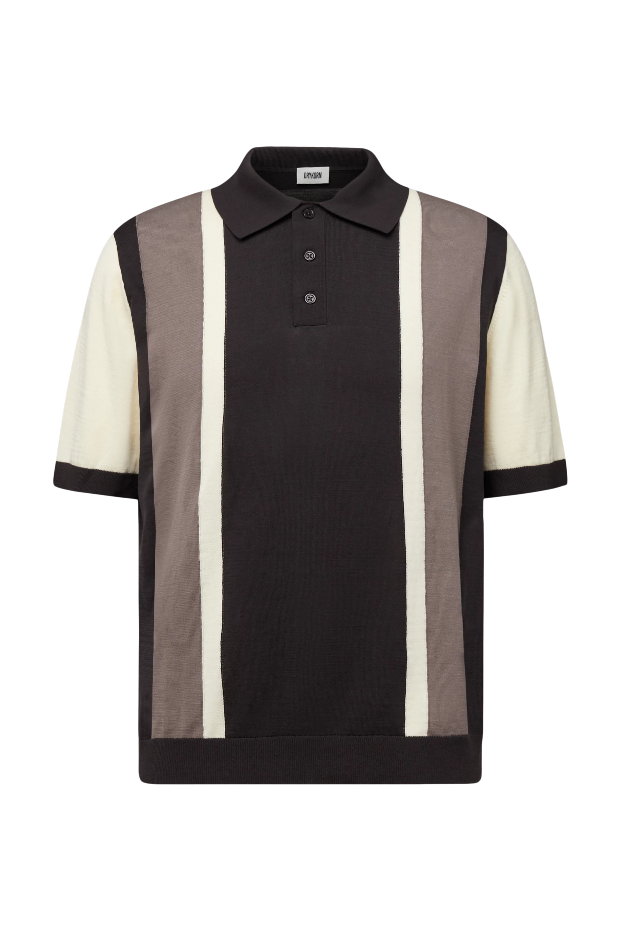 Tamian Polo Shirt 424059 dark chocolate Drykorn