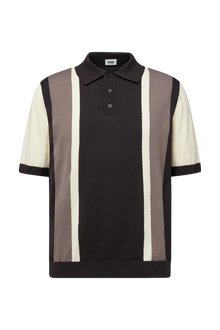 Tamian Polo Shirt 424059 dark chocolate Drykorn