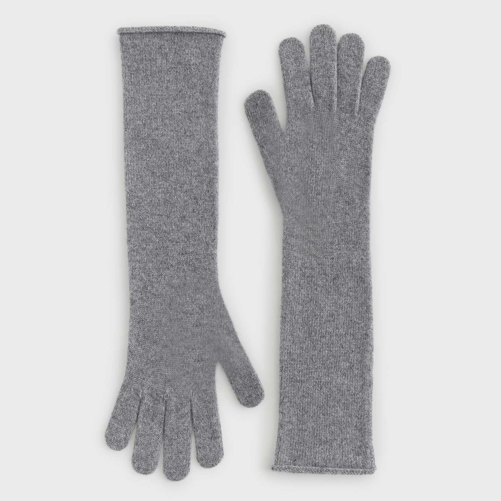 Tatje Gloves grey melange