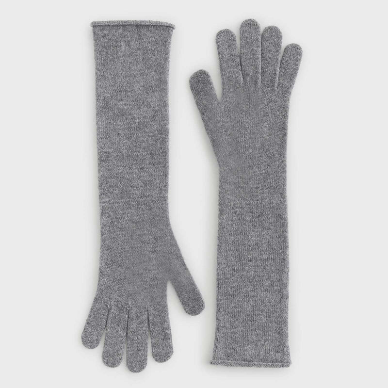 Tatje Gloves grey melange