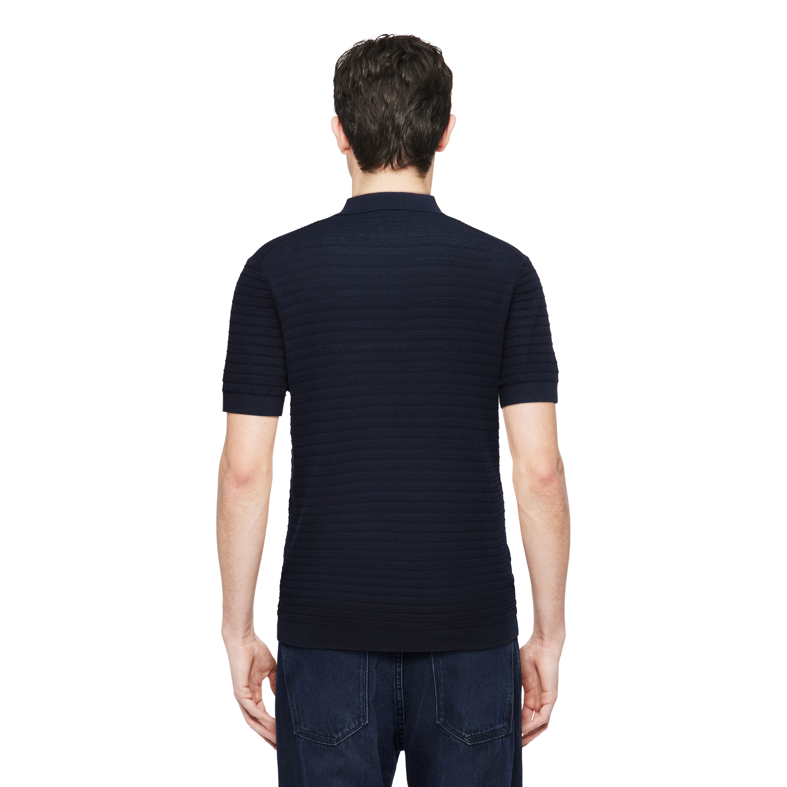 Triton S/S Polo 420197 dark navy Drykorn