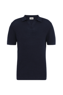 Triton S/S Polo 420197 dark navy Drykorn
